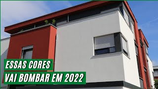 5 CORES TENDÊNCIA PARA 2022 EM FACHADAS [upl. by Lleznod]