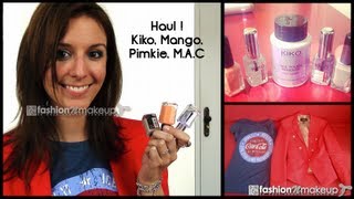 HAUL ● Kiko Mango Pimkie amp MAC ● Agathe Diary [upl. by Niffirg452]