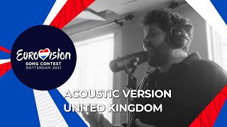 James Newman  Acoustic Version of Embers  United Kingdom 🇬🇧  Eurovision 2021 [upl. by Aynosal]