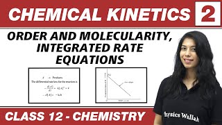 Chemical Kinetics 02  Order and Molecularity Integrated Rate Equations  Class 12 NCERT [upl. by Akinet520]