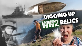 We find WW2 BOMBS SILVER and more treasure at historic Alderney [upl. by Ria]