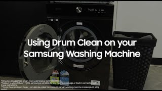 Using Drum Clean on your Samsung Washing Machine [upl. by Noslien]