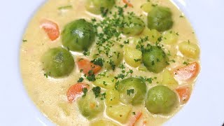 Dieses Rosenkohl Rezept ist so lecker dass ich den jeden Tag mache RosenkohlKäseSuppe [upl. by Arej]