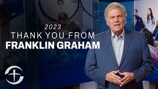 Thank You from Franklin Graham [upl. by Mather]