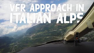 PRIVATE JET PILOT POV landing in BOLZANO  Full Approach  4K [upl. by Akcirahs518]