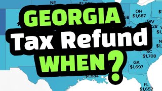 GEORGIA STATE TAX REFUND  WHEN CAN YOU EXPECT [upl. by Ellevehs888]