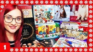 OTWIERAM MOJE KALENDARZE ADWENTOWE 🎁 1 Vlogmas 2018 miss Aga [upl. by Ised322]