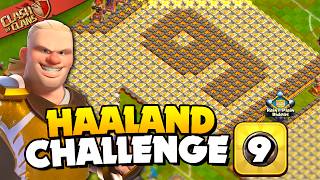 Easily 3 Star Noble Number 9  Haaland Challenge 9 Clash of Clans [upl. by Jamie]