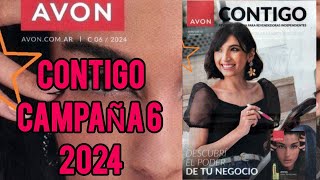 CATÁLOGO AVON CONTIGO CAMPAÑA 6 2024 [upl. by Evadne]