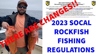 2023 SoCal Rockfish Regulations  Big changes this year [upl. by Yatnuhs]