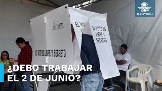 ¿Es feriado el día de las elecciones en México [upl. by Nnylarat]