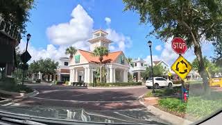 Driving around beautiful Winter Garden FL just west of Orlando and its theme parks June 2023 [upl. by Elisha45]