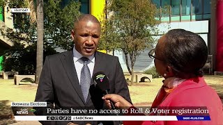 Botswana Elections  Opposition not granted access to voters roll registration Adv Duma Boko [upl. by Amin104]