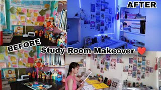 Aesthetic Study Desk Makeover For UPSC Aspirant UPSC Aspirant Study Room Makeover [upl. by Kaden]