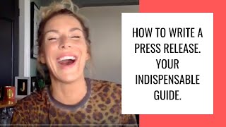 HOW TO WRITE A PRESS RELEASE IN 6 EASY STEPS [upl. by Blaire]