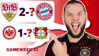 Bundesliga Gameweek 32 Predictions amp Betting Tips [upl. by Neenad]