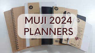 MUJI 2024 PLANNER LINE UP  2024 Planner amp Journal Series  Episode 1 [upl. by Tiertza444]