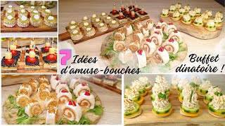 ✨5 IDÉES DAMUSEBOUCHES SANS CUISSON POUR APÉRITIFS DINATOIRE FÊTESBUFFET RAPIDE ET ÉCONOMIQUE 🤑 [upl. by Pablo]