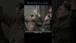 GERMAN SOLDIERS ARE SURRENDERING AS MASSES TO ALLIED TROOPS NORMANDY – WW2 dday normandy [upl. by Ethben]