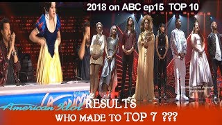 RESULTS TOP 7 REVEALED Who MADE IT  Who were ELIMINATED American Idol 2018 TOP 7 results top10 [upl. by Rotberg]