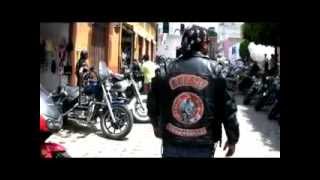 MEXICAN MOTORCYCLE GANGS TAKE OVER TOWN [upl. by Imoyn900]