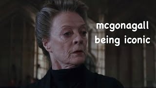 professor mcgonagall being iconic [upl. by Yerfdog]