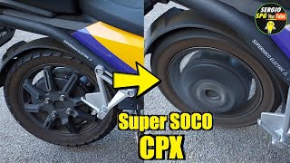 🛵Super SOCO CPX Aceleración en Vacío y Velocidad Máxima 🛵Super SOCO CPX Acceleration Maximum Speed [upl. by Nahn]