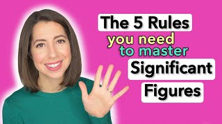 SIGNIFICANT FIGURES  5 Rules for Significant Figures  Part 1  Chemistry Tutorial [upl. by Ennirac]