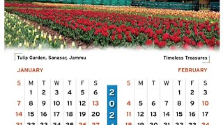 Jk Bank calendar 2024  JampK Bank Calendar 2024  2024 JampK Bank Calendar [upl. by Lesly]