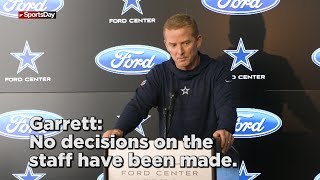 Coach Jason Garrett holds final news conference of the season [upl. by Nymzaj]