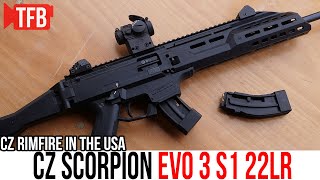 The 22LR CZ Scorpion Evo 3 S1 Finally Makes Its Way to the USA [upl. by Yrreb]