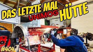 Die ERLÖSUNG  Die Hütte ist FERTIG   Unimog 421 weigert sich  Glanz der Teile  vlog 404 [upl. by Initirb]