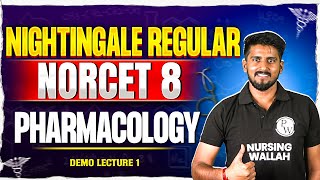 Pharmacokinetics  Part 1  Pharmacology  NORCET 8  Nightingale Regular Batch  Demo Lecture [upl. by Ijat]