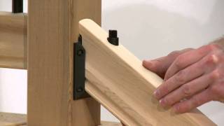 How to Install a Rail Simple Traditional Stair Railing Kit [upl. by Sirob169]