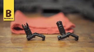 Magpul AR15 Mbus Pro Offset Sights [upl. by Larkin]