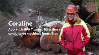 Coraline  Entreprises de travaux agricoles ruraux et forestiers  Des métiers au féminin [upl. by Netsirhc]