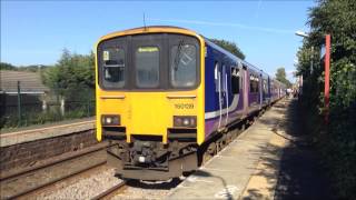 Trains at Parbold Station  Level Crossing [upl. by Odnaloy]