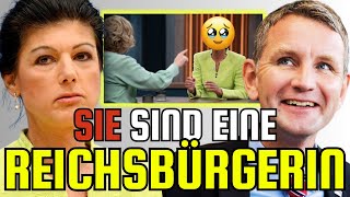 💥Reichsbürgerin Live im TV entlarvt  Sahra Wagenknecht bei Caren Miosga [upl. by Darleen]