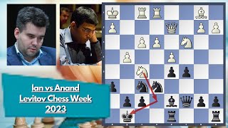 Levitov Chess Week  Ian vs Anand  2023 [upl. by Adnanref]