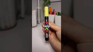 How to use POSCA markers shorts [upl. by Aynad900]