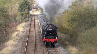 LMS 46100 Royal Scot  Pennine Moors Express  211023 [upl. by Ennyroc]