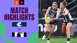 Carlton v Collingwood Highlights  Round 7 2023  AFLW [upl. by Lerraf643]