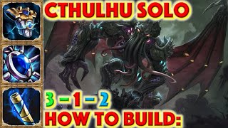 SMITE HOW TO BUILD CTHULHU  Cthulhu Solo Build  How to  Guide Smite Season 7 2020 Smite [upl. by Greenland]