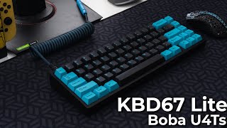 Gazzew Boba U4T Typing Sounds ASMR  KBD67 Lite R2 [upl. by Marnie30]