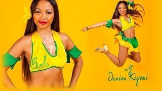 Cours de Samba brésilienne gratuit avec Davina Kiyomi [upl. by Morissa131]