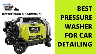 REVIEW of NEW 1900 PSI RYOBI PRESSURE WASHER  Best Pressure Washers for Car Detailing [upl. by Elodie802]