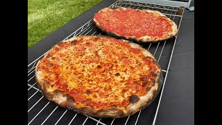 How to make New Haven Style Pizza or apizza ahbeetz as they call it on Wooster Street [upl. by Harim731]