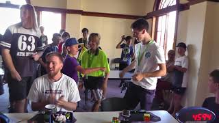 Rubiks Cube World Record  459 seconds Feliks Zemdegs [upl. by Aneerahs]