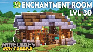 Minecraft How to Build a Enchanting House  Level 30 Enchanting Room [upl. by Nabois]