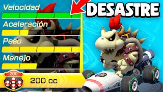 ¿Qué pasa si juegas 200CC con la COMBINACIÓN MÁS VELOZ de Mario Kart 8 Deluxe 😵 [upl. by Zonda]